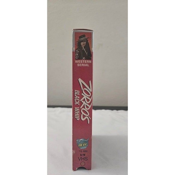 Zorro's Black Whip VHS 12 Episodes 1991 Burbank Video George Lewis - Picture 4 of 6